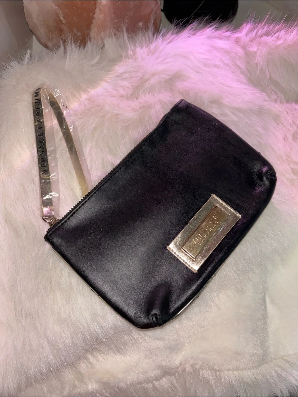 Vintage Versace Parfums Hand-Painted Y2K Mini Bag